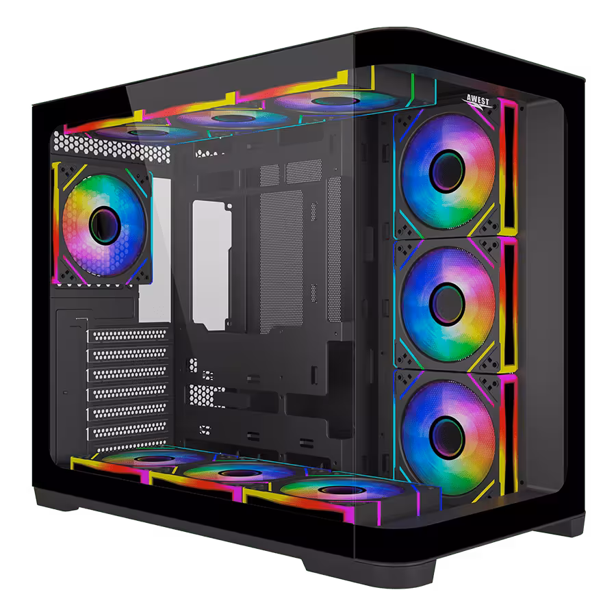 مشخصات، قیمت و خرید کیس گیمینگ کامپیوتر AWEST مدل GT-AQ18-MB