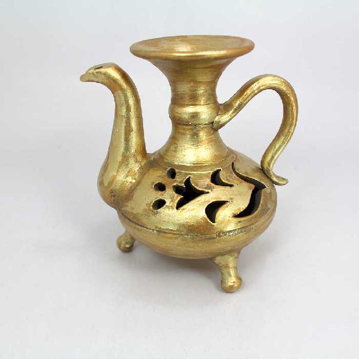 گلدان سفالی طرح گلاب پاش