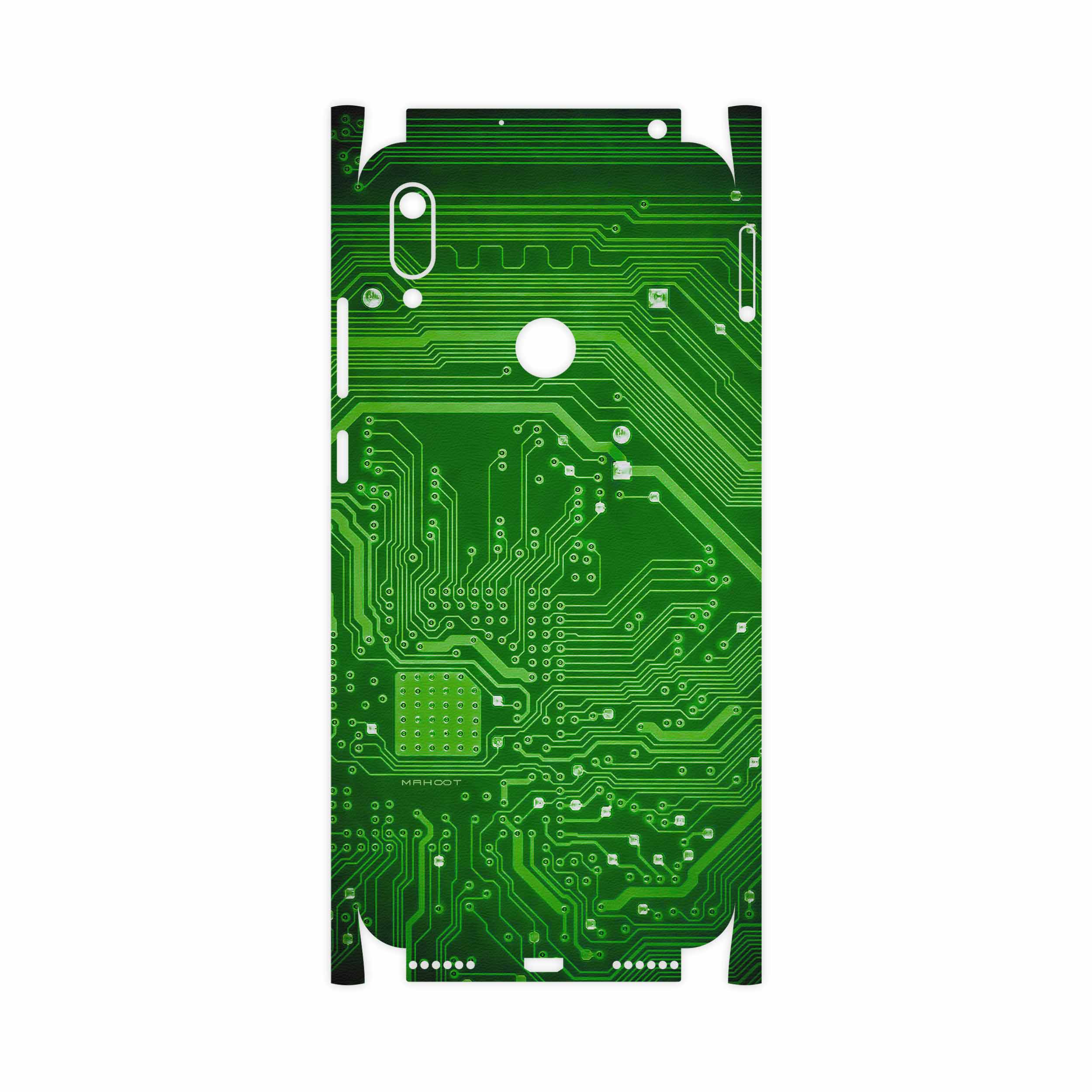برچسب پوششی ماهوت مدل Green Printed Circuit Board-FullSkin مناسب برای گوشی موبایل هوآوی Y6 Prime 2019