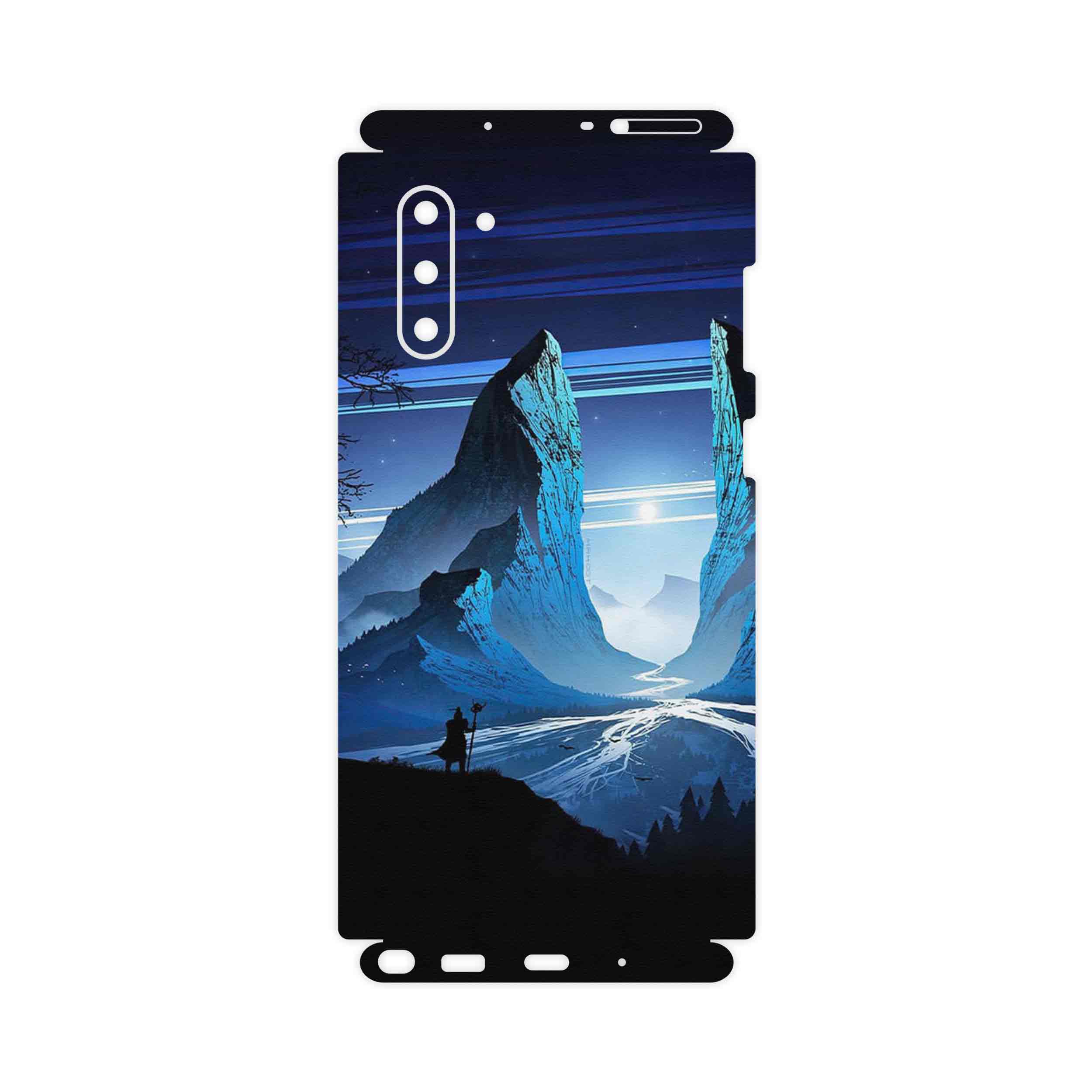 برچسب پوششی ماهوت مدل Blue Mountains Digital Art-FullSkin مناسب برای گوشی موبایل سامسونگ Galaxy Note 10