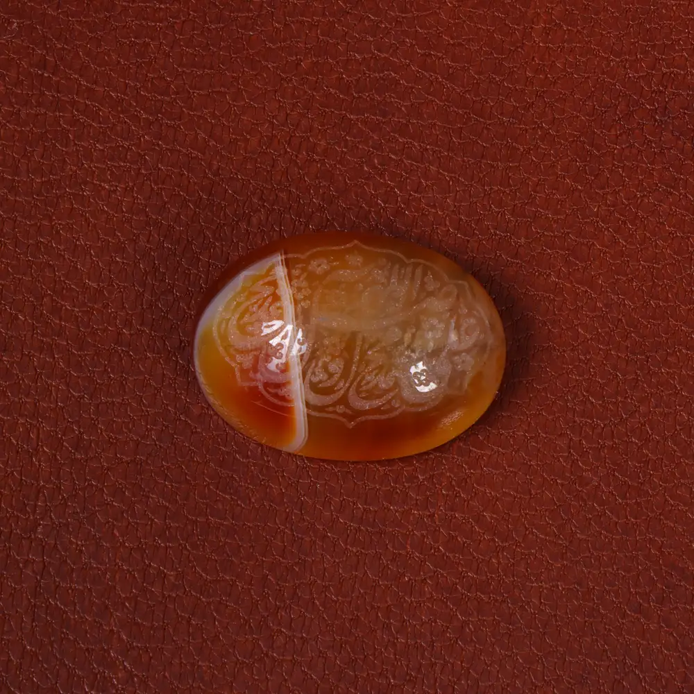 نگین عقیق کد 26868 - جواهری مشاهیر