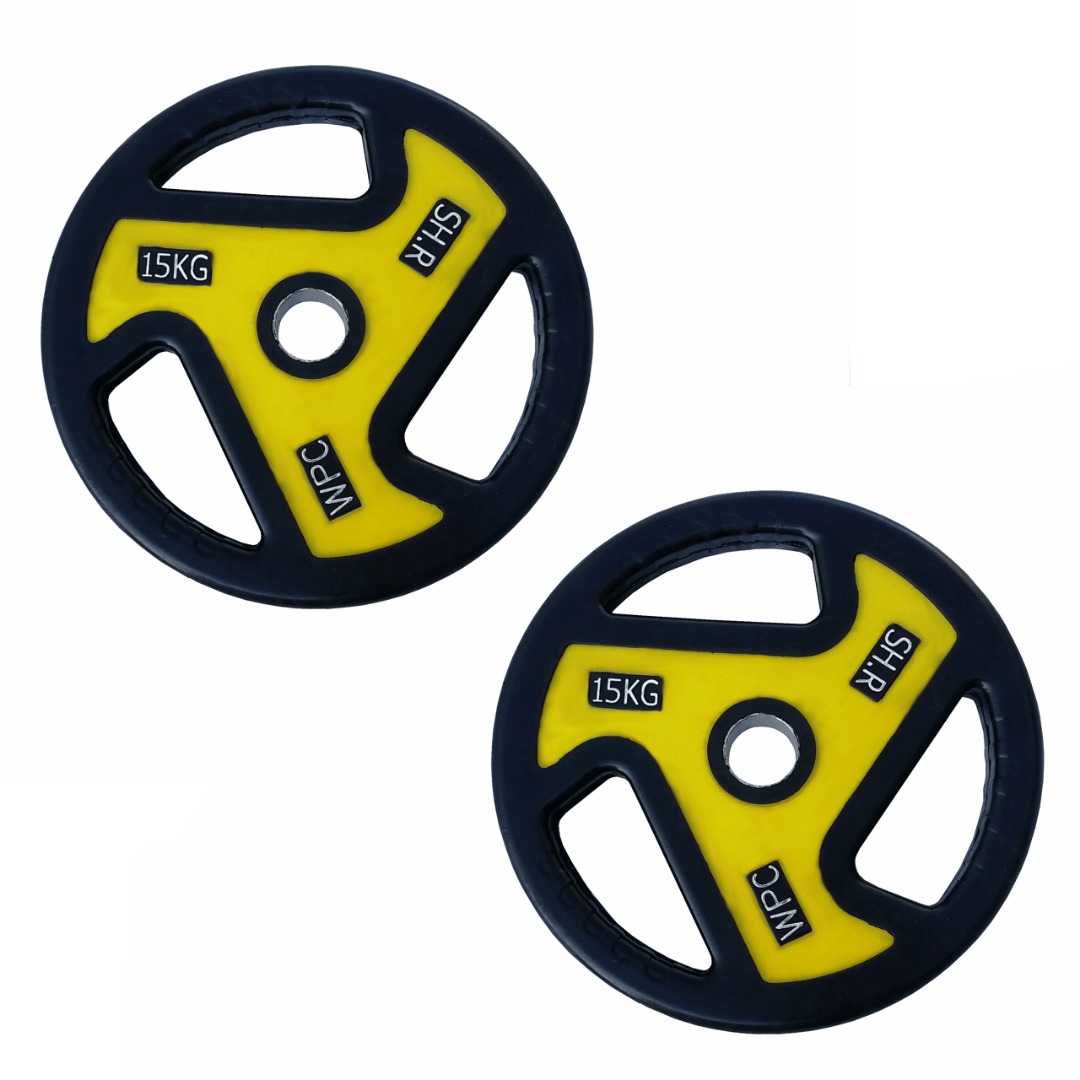 وزنه هالتر اس اچ آر مدل N1 وزن 15 کیلوگرم بسته 2 عددی