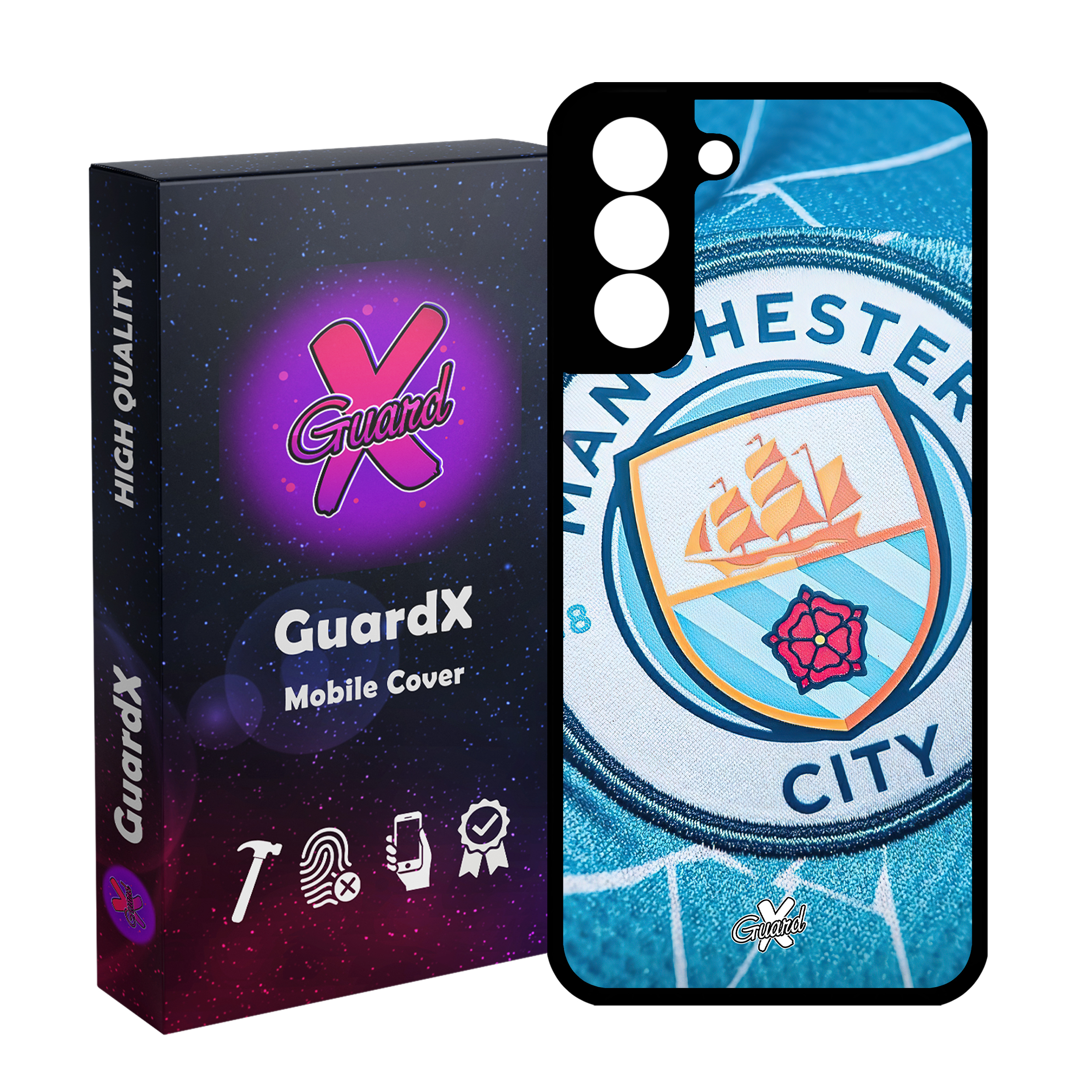 کاور گارد ایکس طرح منچستر سیتی مدل 10450 مناسب برای گوشی موبایل سامسونگ Galaxy S21