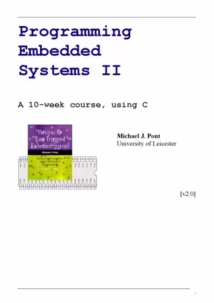 خرید و دانلود نسخه کامل کتاب Programming embedded systems using C