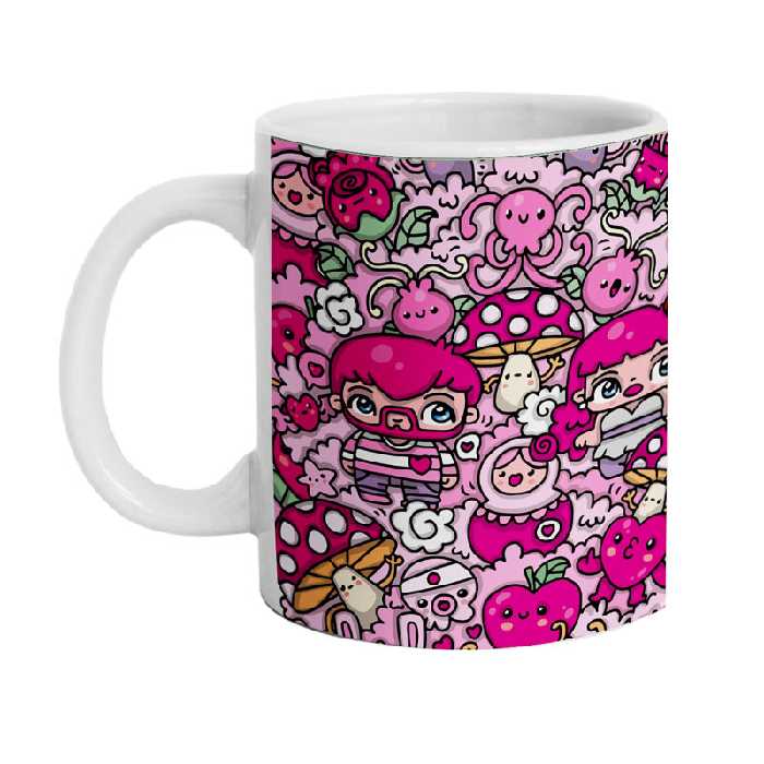 ماگ طرح فانتزی دخترونه مدل M1848