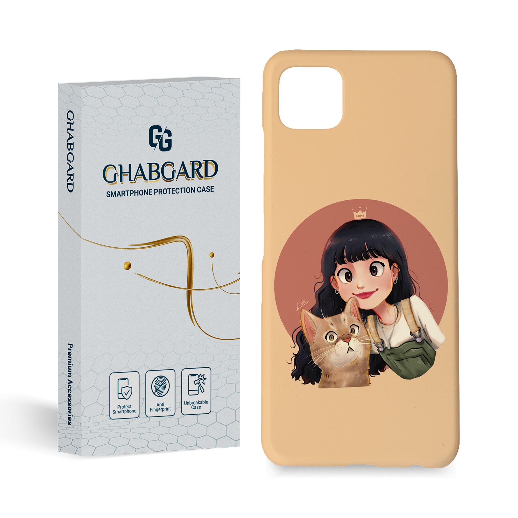 کاور قاب گارد مدل دخترانه مناسب برای گوشی موبایل سامسونگ Galaxy a22 5g 