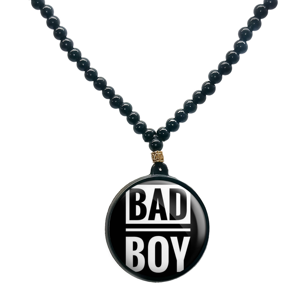 گردنبند پرمانه طرح خفن کد pmd.4169 مدل دو طرفه