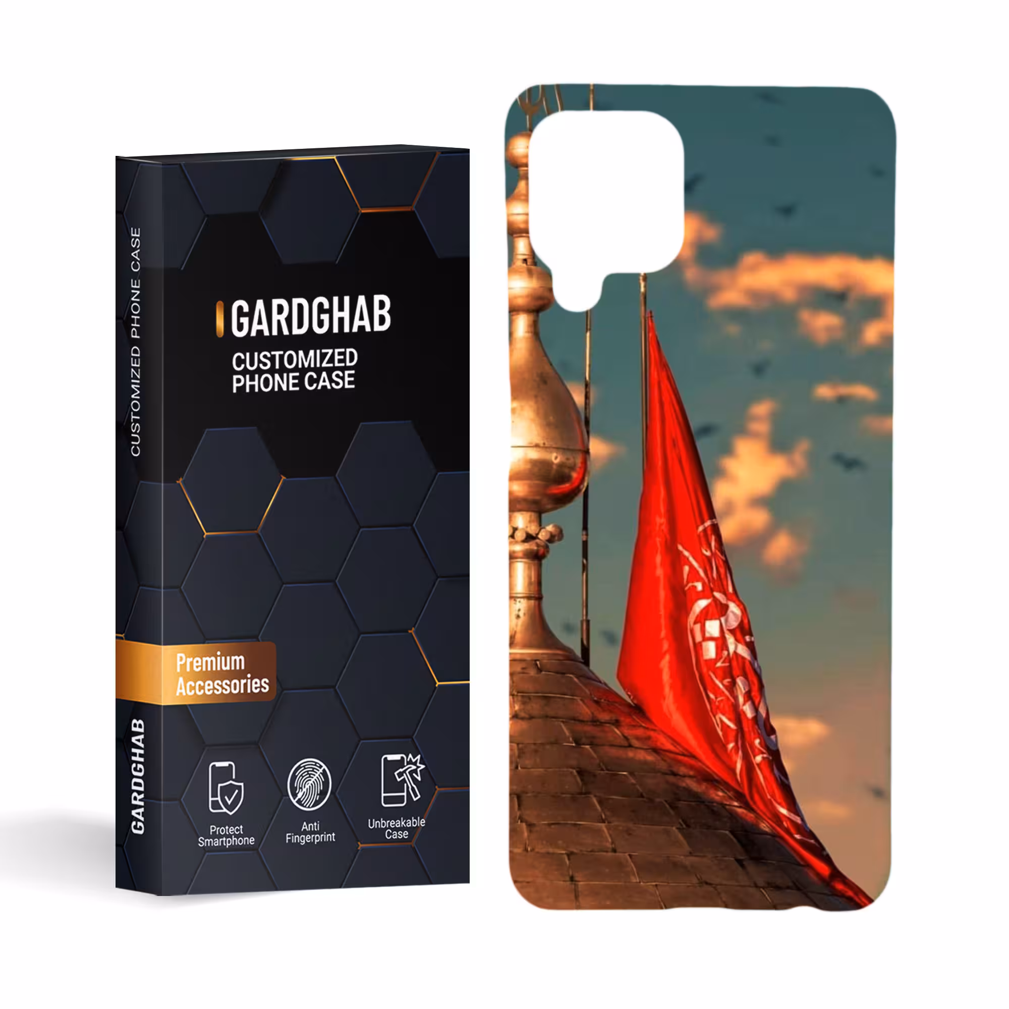 کاور گارد قاب مدل مذهبی مناسب برای گوشی موبایل سامسونگ galaxy a22 4g