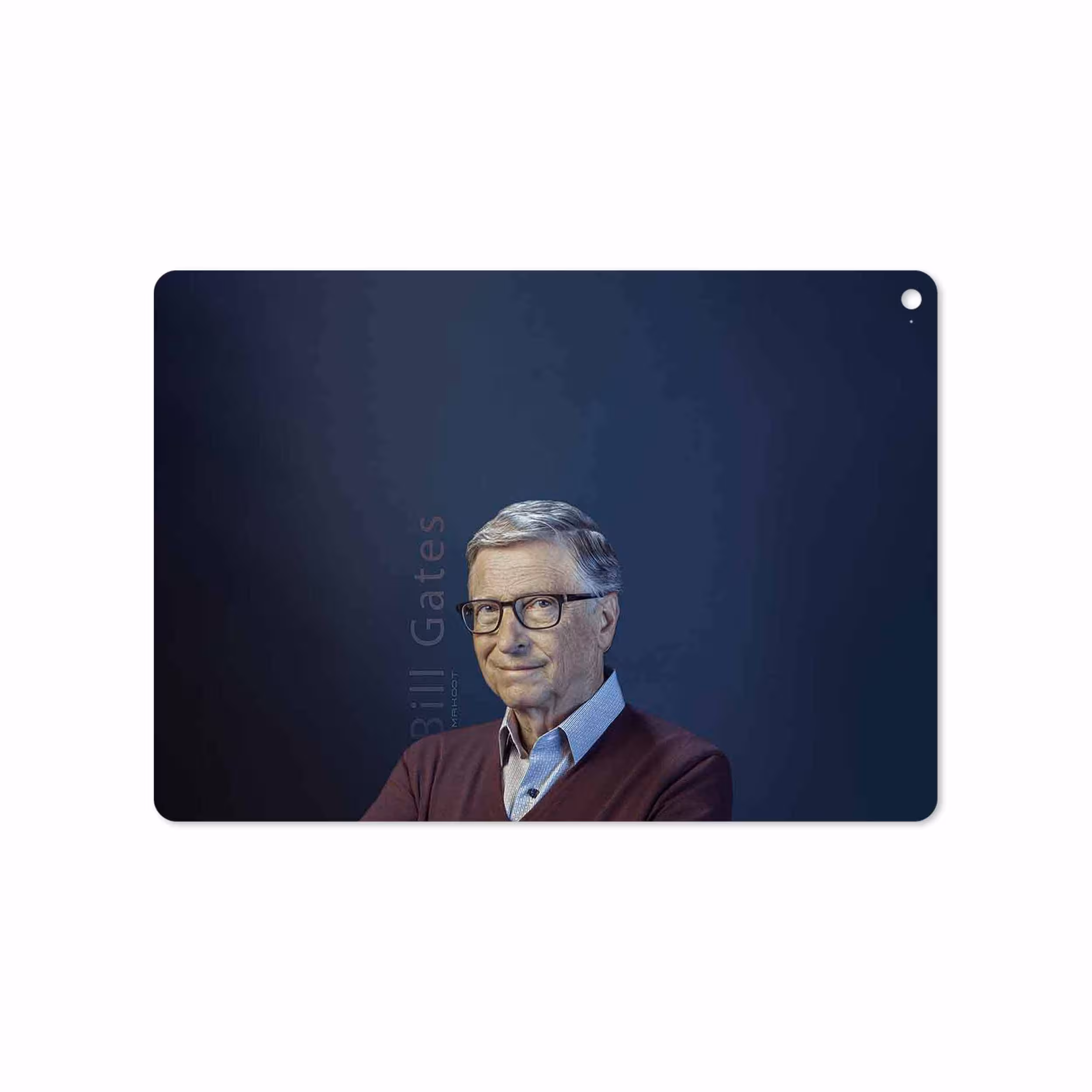 برچسب پوششی ماهوت مدل Bill Gates مناسب برای تبلت اپل iPad Air 2 2014 A1567