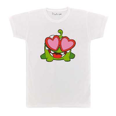 تی شرت بچگانه پرمانه طرح om nom کد pmt.2645