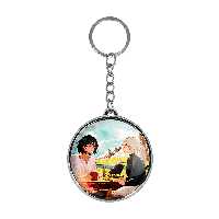 جاکلیدی خندالو طرح مارین کیتاگاوا و هاول و سوفی انیمه قلعه متحرک هاول مدل دوطرفه کد 1289812895