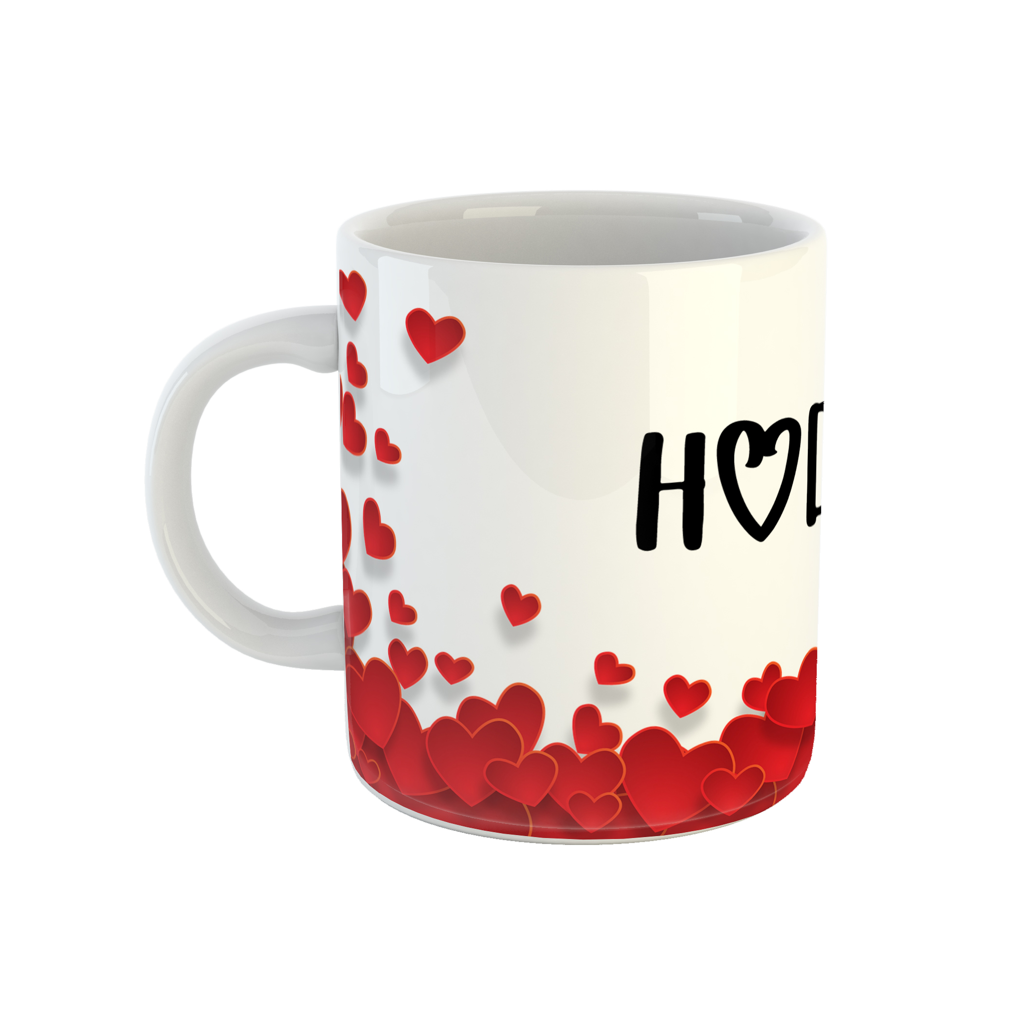 ماگ طرح قلب مدل هدی