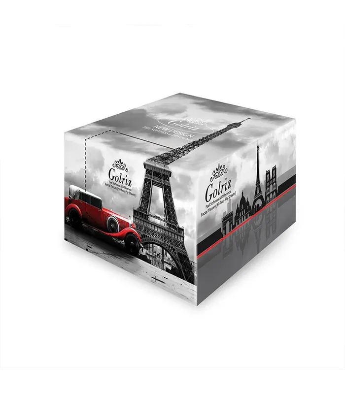 دستمال کاغذی 50 برگ گلریز مدل برج ایفل