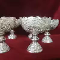 کاسه اجیل خوری قلمزنی