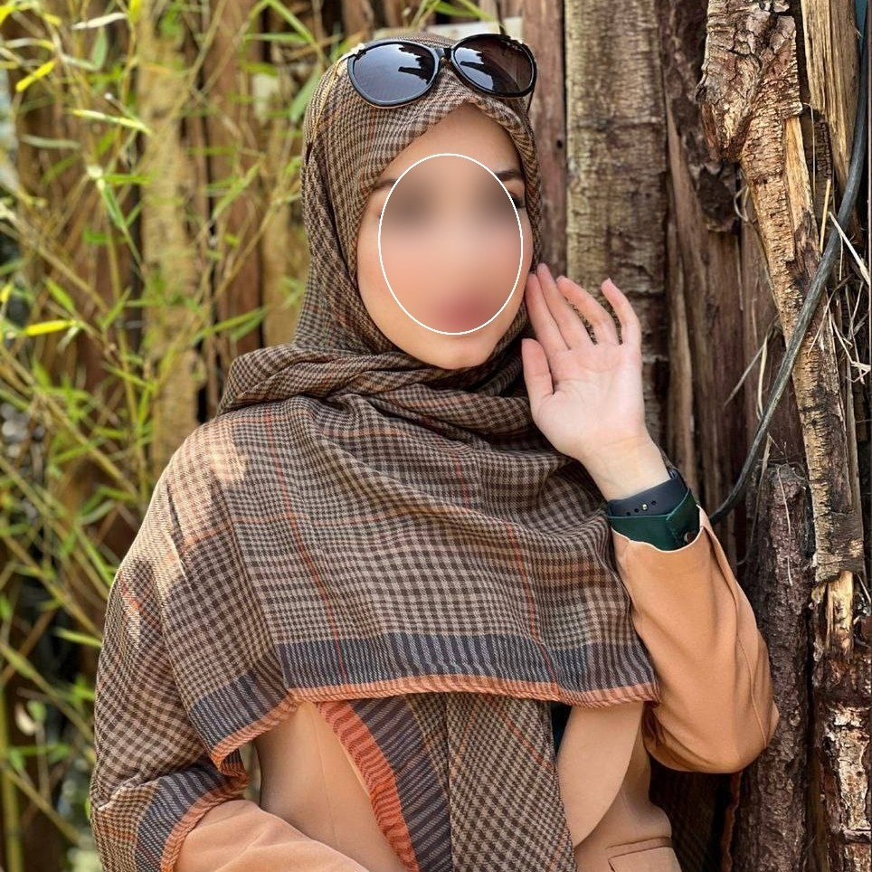 روسری اسپرت و نخی شیک وارداتی چهارخونه قهوه ای