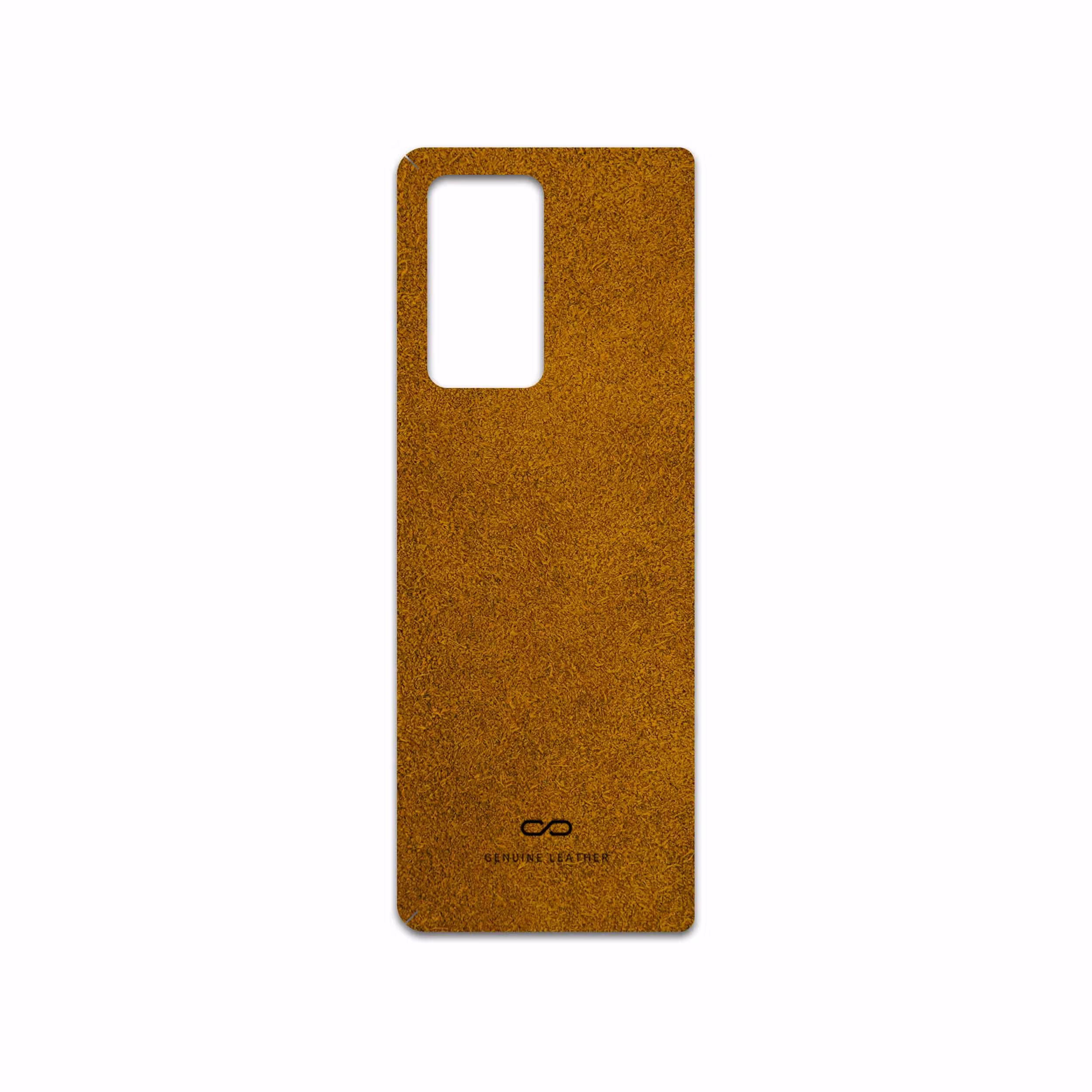 برچسب پوششی ماهوت مدل Brown-Chamois-Leather مناسب برای گوشی موبایل سامسونگ Galaxy Z FOLD 2