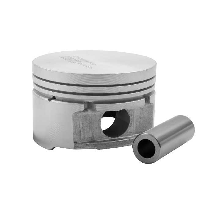 پیستون و گژن پین الدورا کد 87110601 مناسب برای پژو 206 تیپ 5 بسته 4 عددی