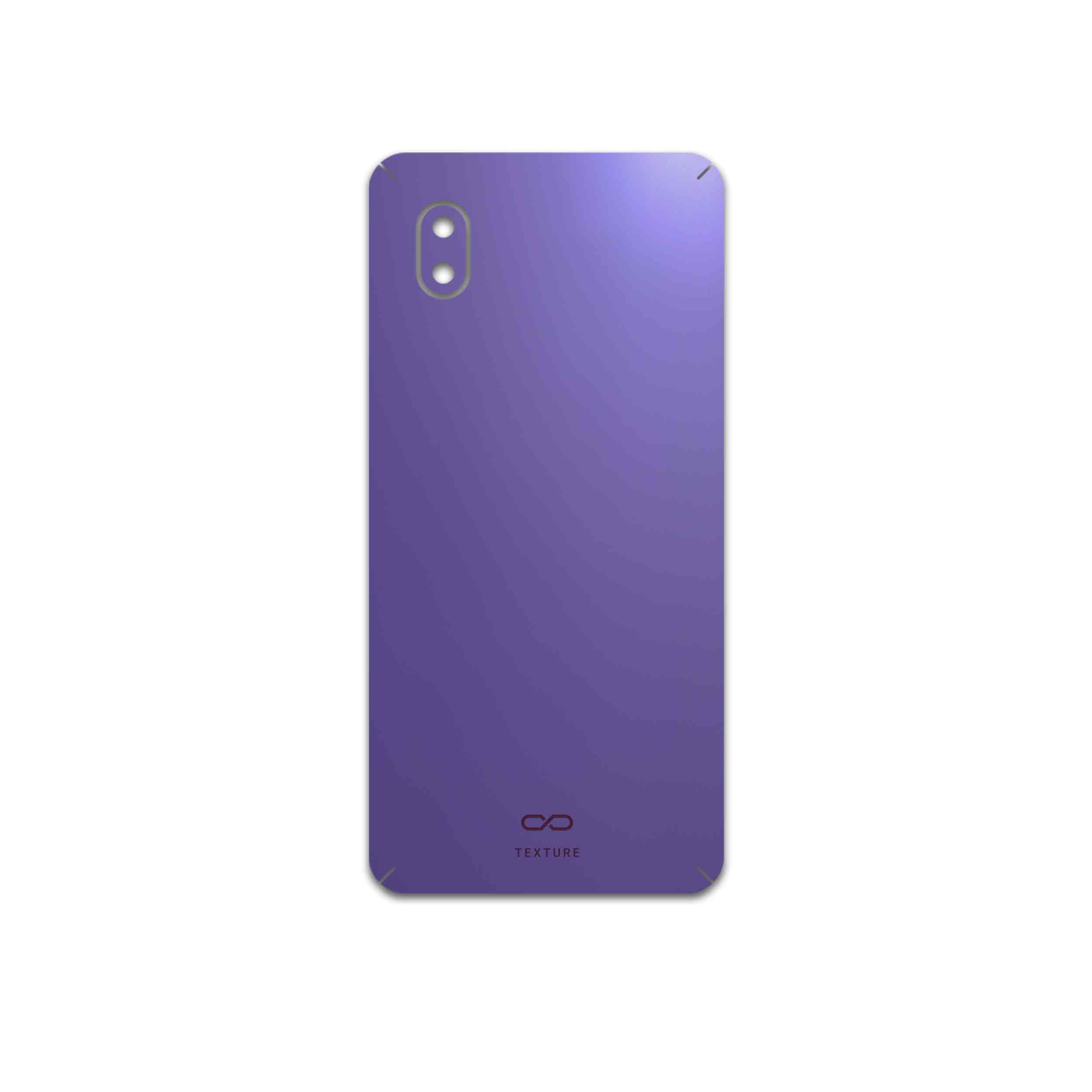 برچسب پوششی ماهوت مدل Matte-BlueBerry مناسب برای گوشی موبایل سامسونگ Galaxy A01 Core