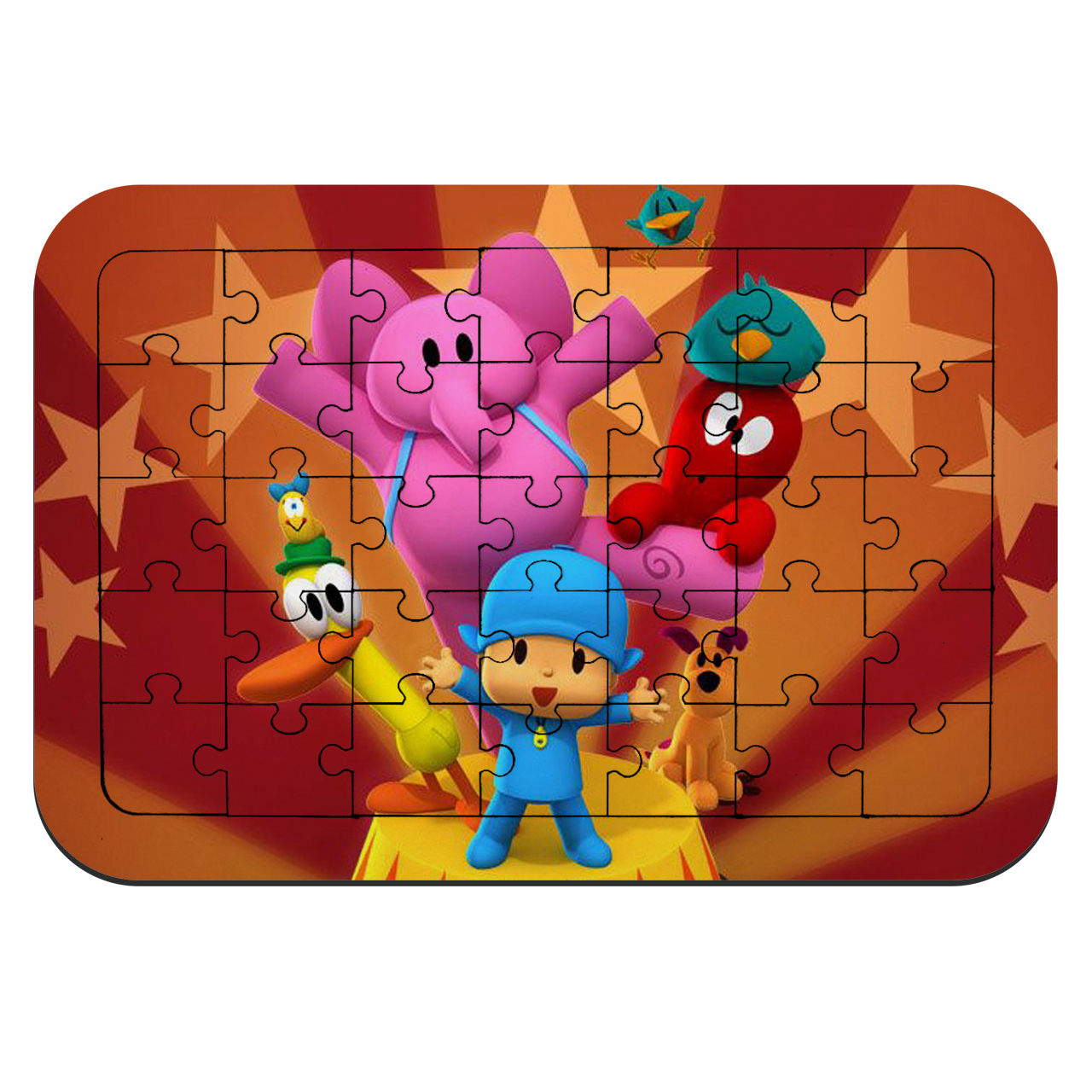 پازل 35 تکه طرح انیمیشن پوکویو مدل NI1331 