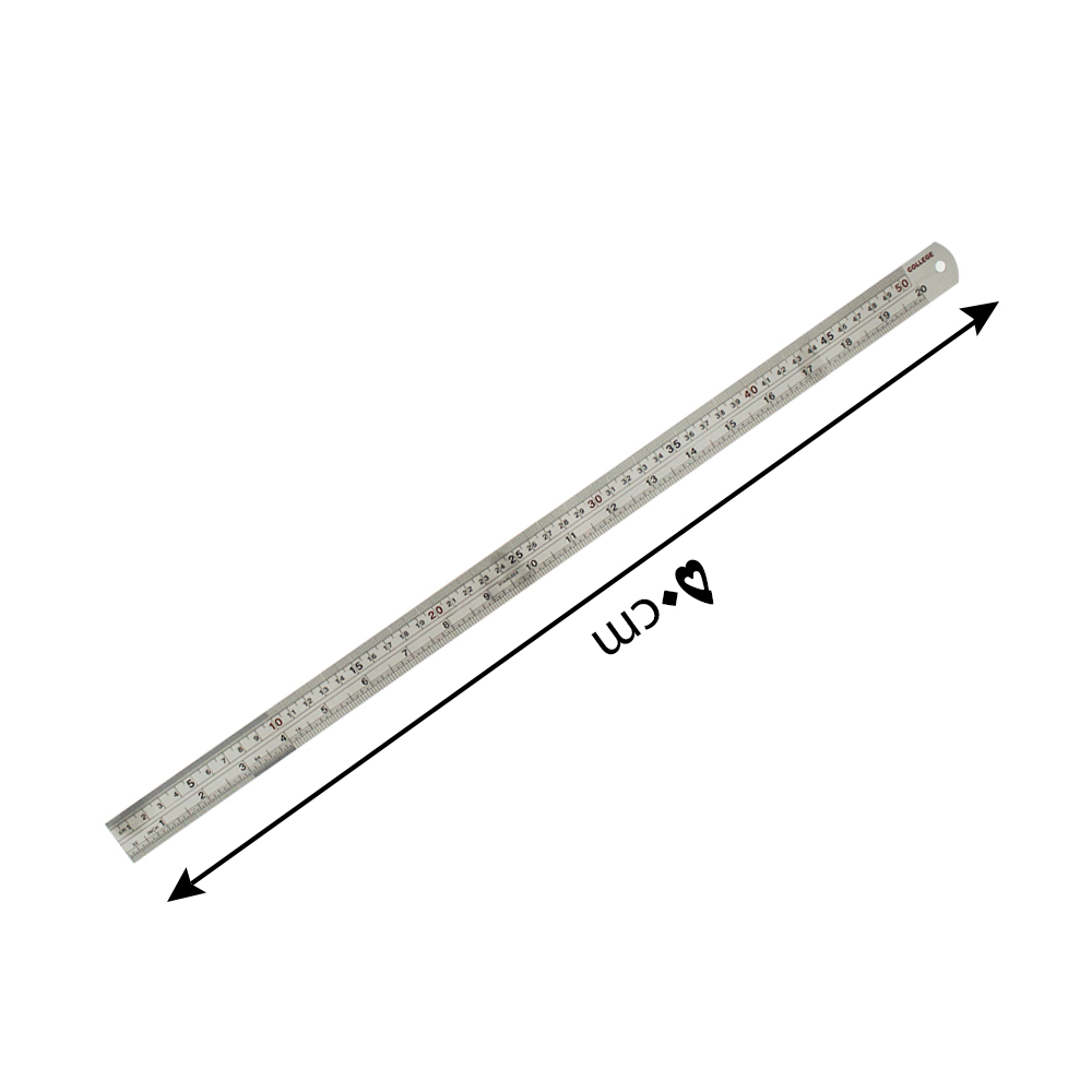 خط کش 50 سانت فلزی