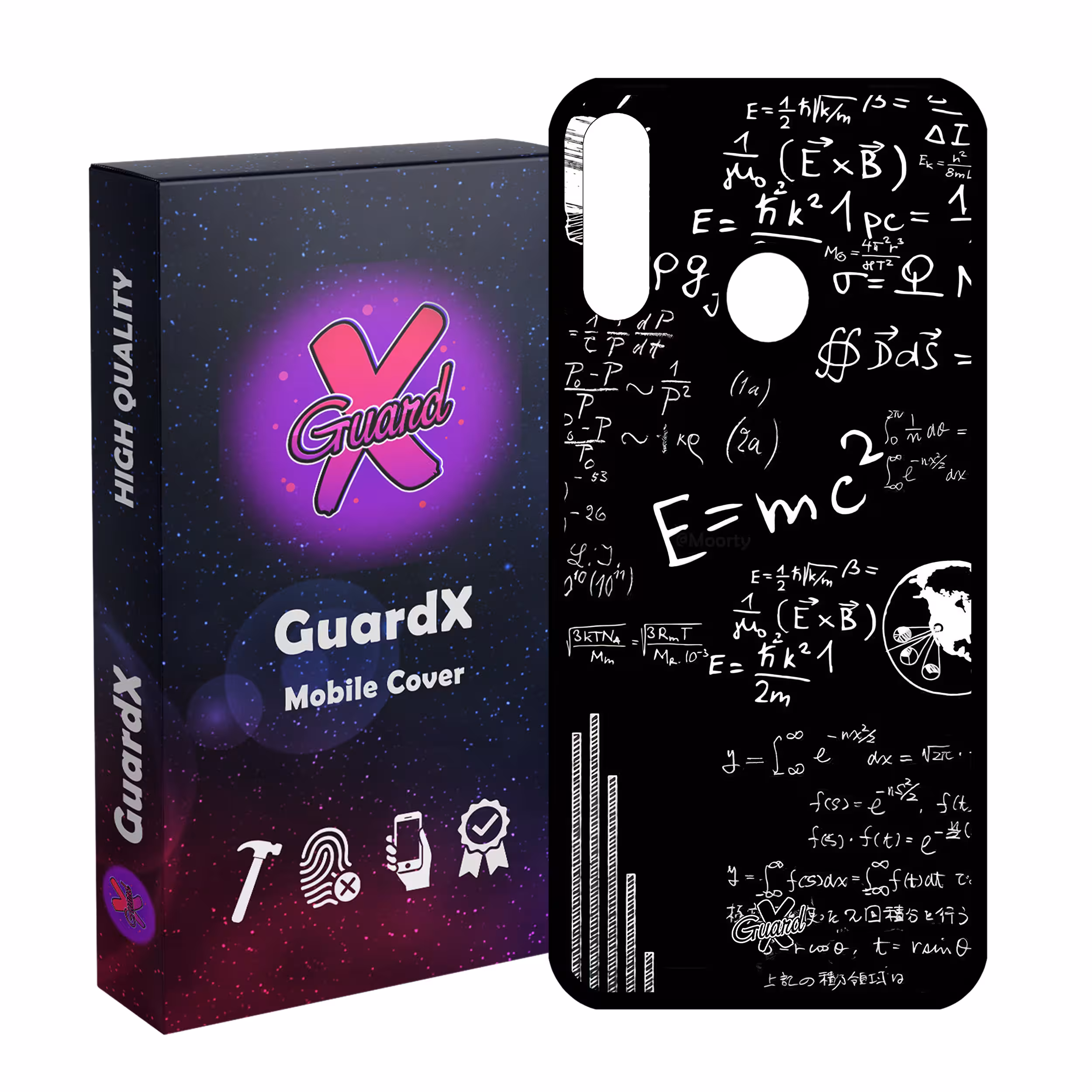 کاور گارد ایکس طرح فیزیک مدل Glass10516 مناسب برای گوشی موبایل سامسونگ Galaxy A20s