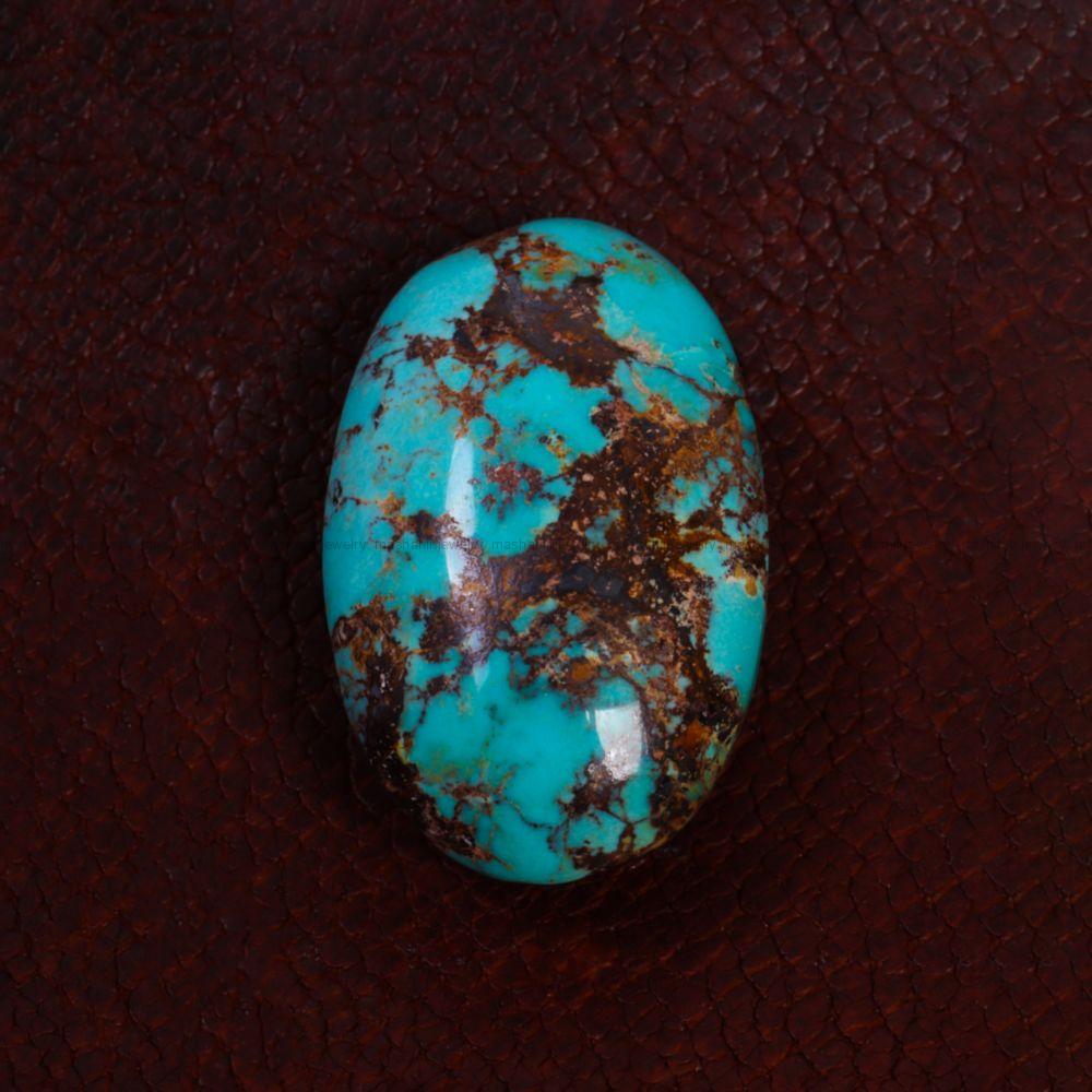 نگین فیروزه شجری کد 14070 - جواهری مشاهیر