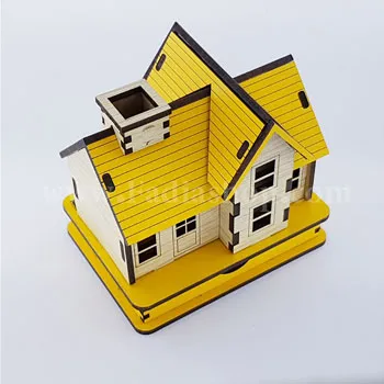 کلبه دکوری جا قلمی