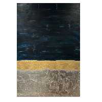 تابلو نقاشی ورق طلا کد 0041