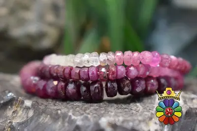 رشته سنگ یاقوت سایز 5