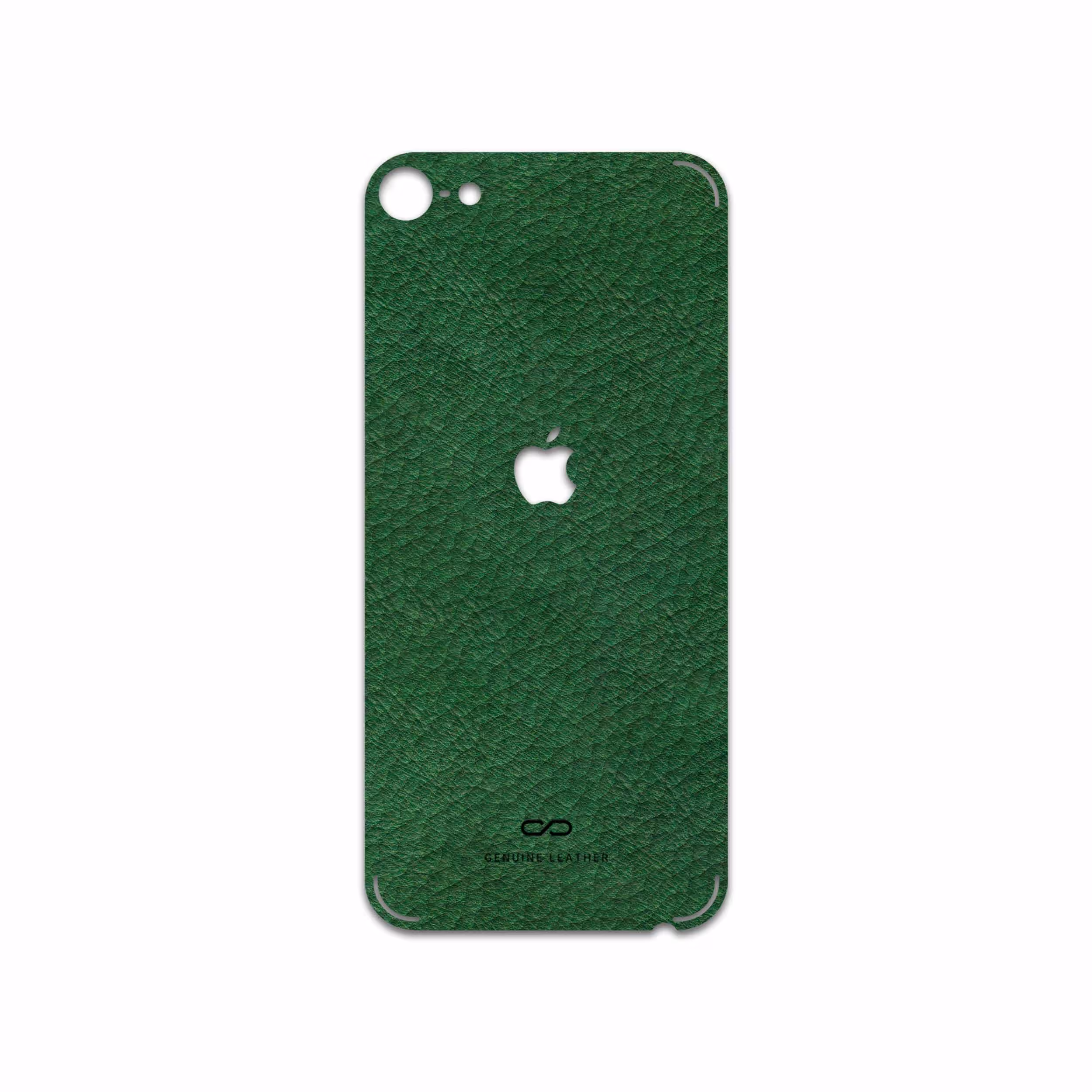 برچسب پوششی ماهوت مدل Green-Leather مناسب برای گوشی موبایل اپل iPod touch 6th generation