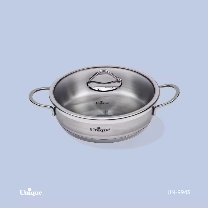 تابه درب دار دو دسته استیل 24 یونیک کد محصول: UN-9943