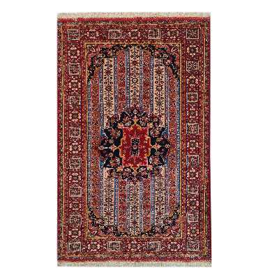 فرش دستبافت دو نیم متری مدل قشقایی کد 970