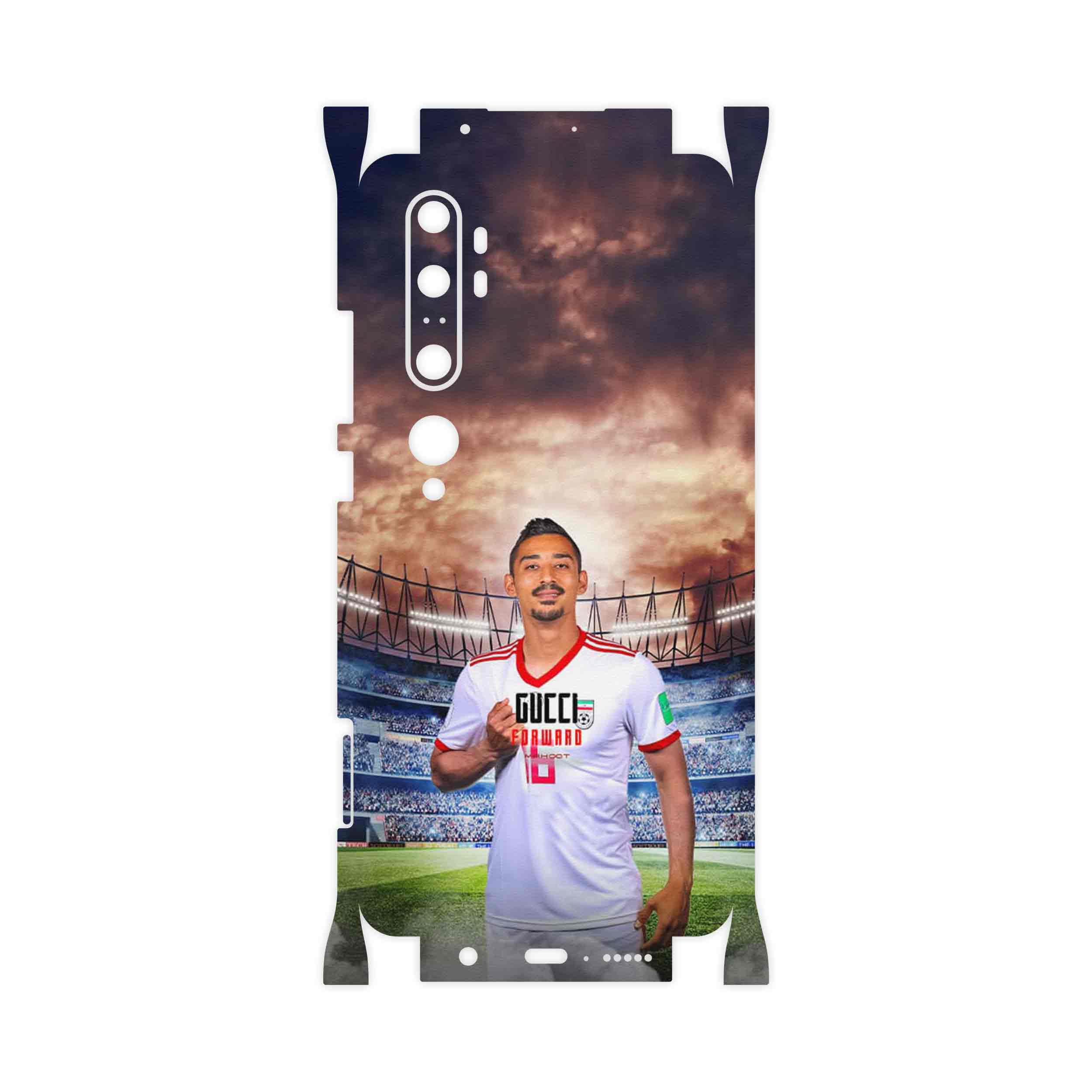 برچسب پوششی ماهوت مدل Reza Ghoochannejhad-FullSkin مناسب برای گوشی موبایل شیائومی Mi Note 10 Pro