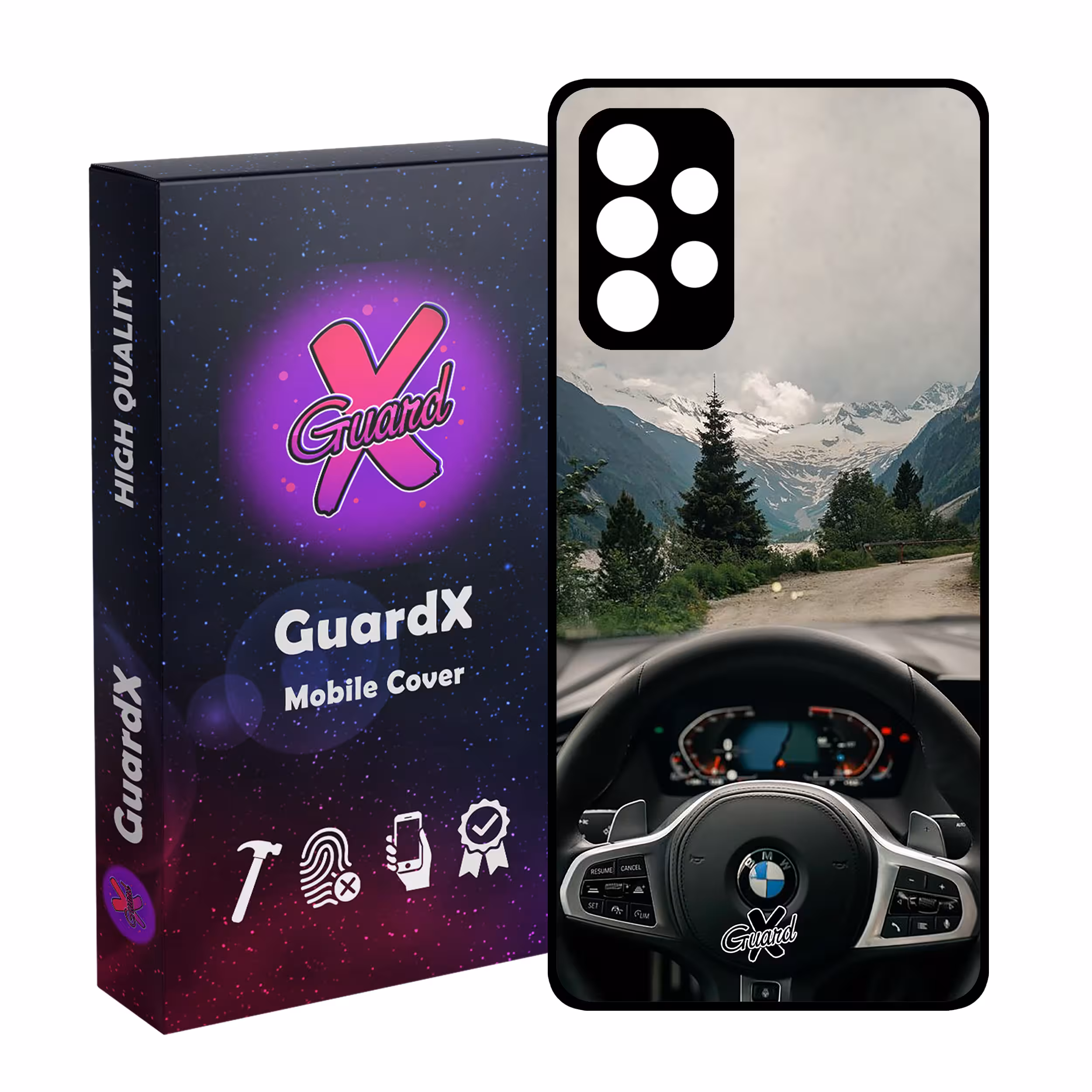 کاور گارد ایکس طرح BMW مدل Glass10346 مناسب برای گوشی موبایل سامسونگ Galaxy A53