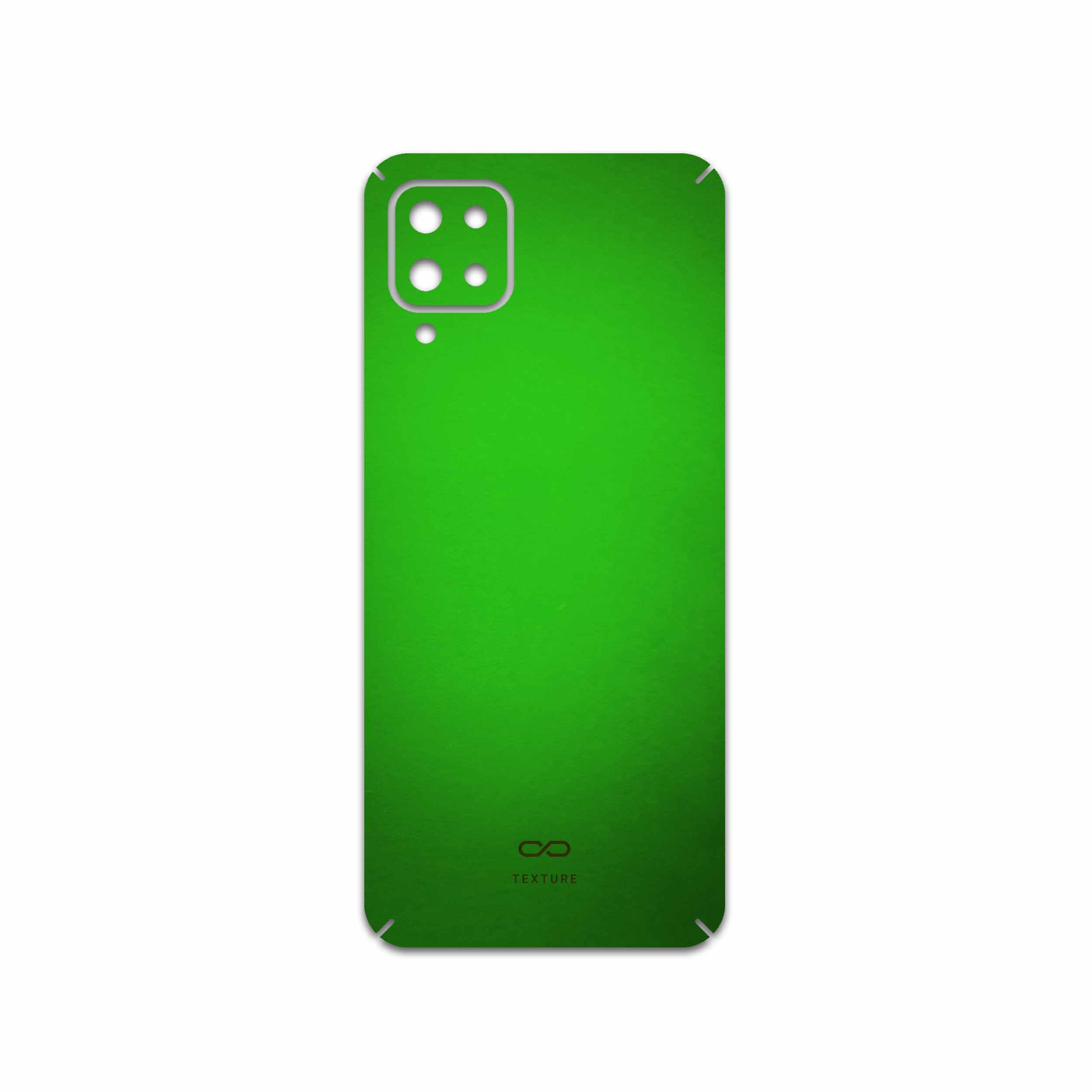 برچسب پوششی ماهوت مدل Metallic-Green مناسب برای گوشی موبایل سامسونگ Galaxy A12 Nacho