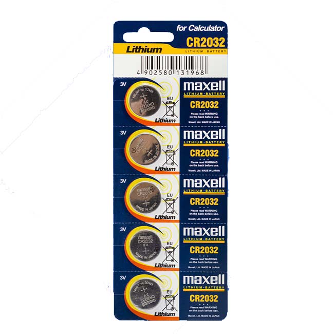 باطری سکه ای 2032 MAXELL پک آبی - یاسین کامپیوتر