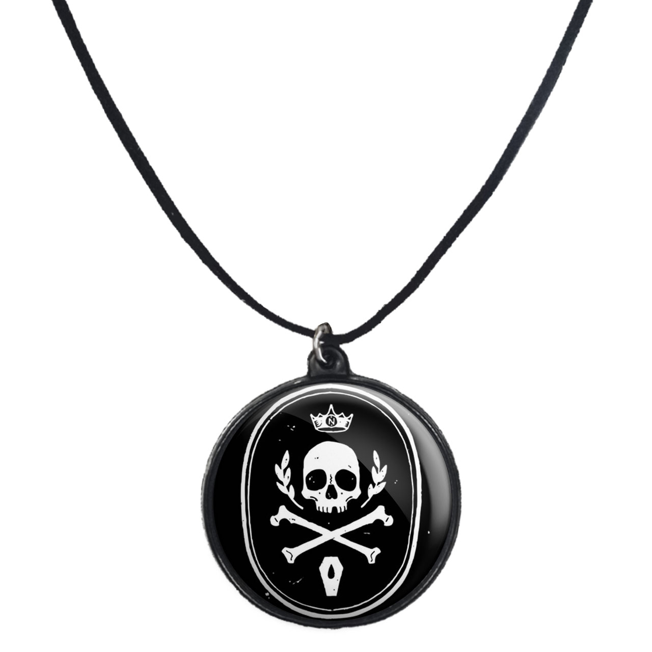 گردنبند پرمانه طرح اسکلت کد pmb.10592