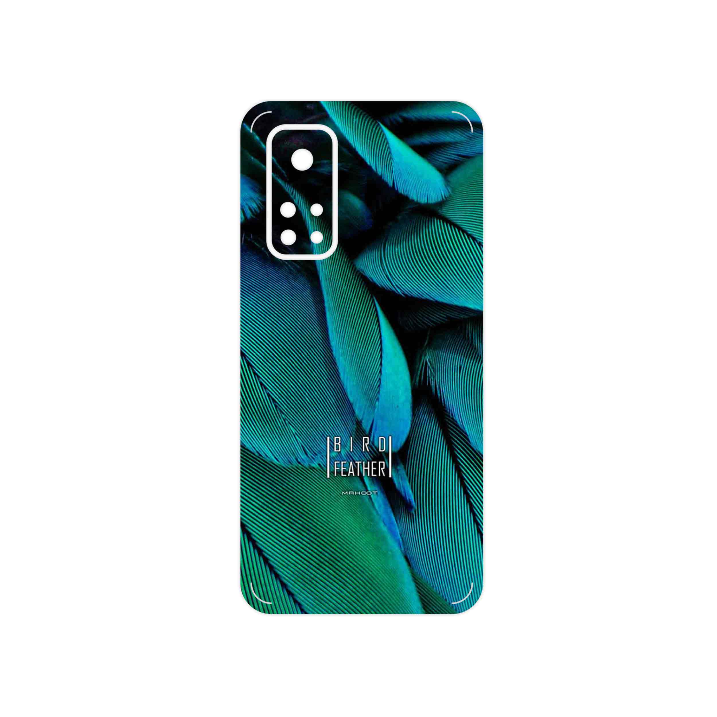برچسب پوششی ماهوت مدل Green Feather مناسب برای گوشی موبایل شیائومی Mi 10T Pro 5G