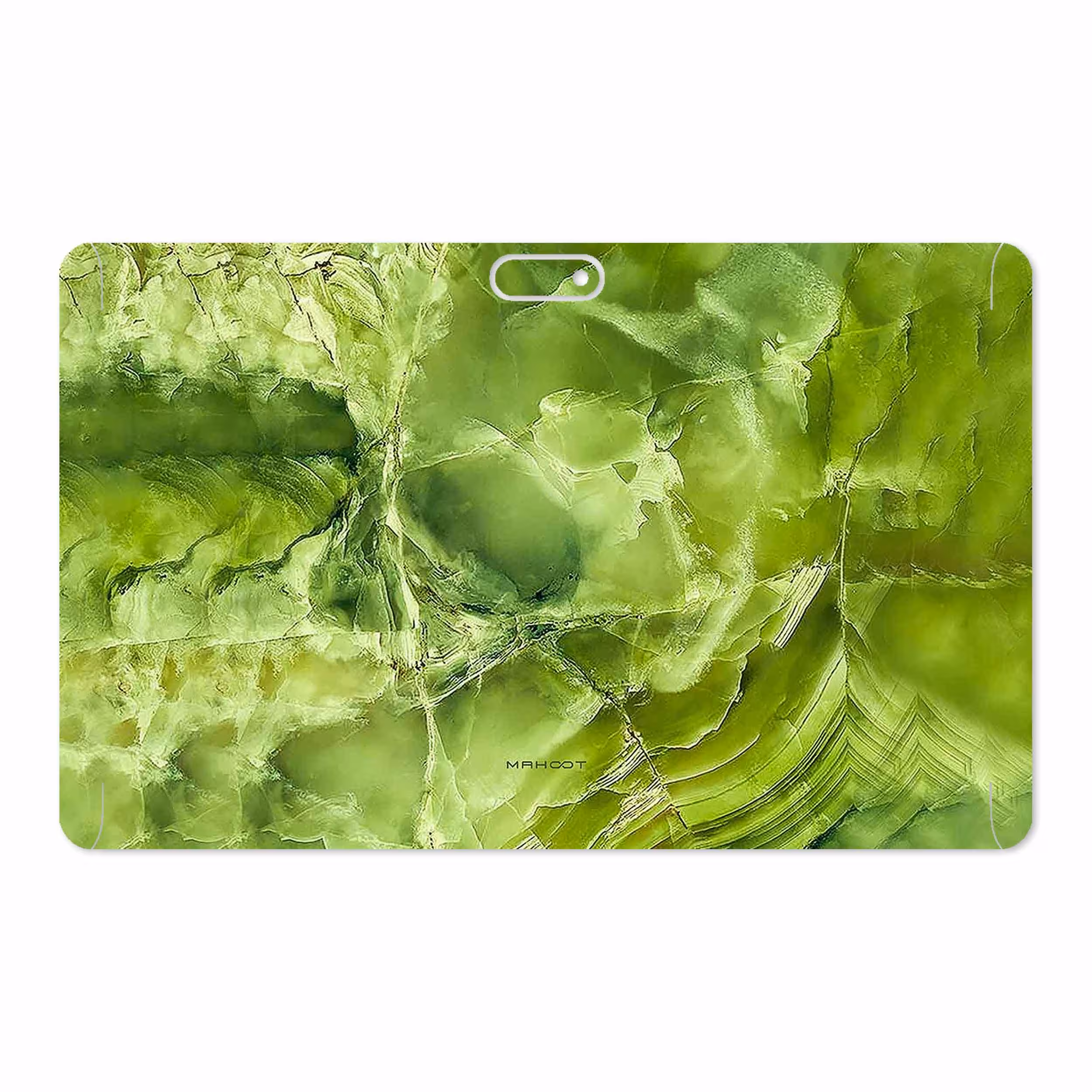 برچسب پوششی ماهوت مدل Green Crystal Marble مناسب برای تبلت جی ال ایکس W11 Plus