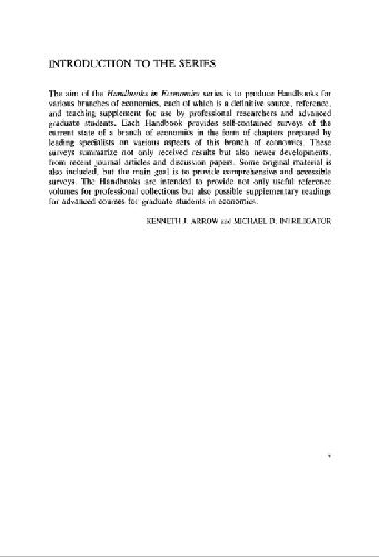 خرید و دانلود نسخه کامل کتاب Handbook of Mathematical Economics, Volume 4