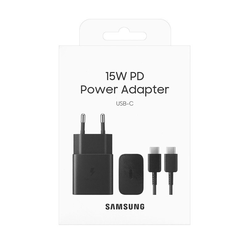 سر شارژر سامسونگ 15w اصلی به همراه کابل شارژ و گارانتی 6 ماهه - پیشرو آنلاین
