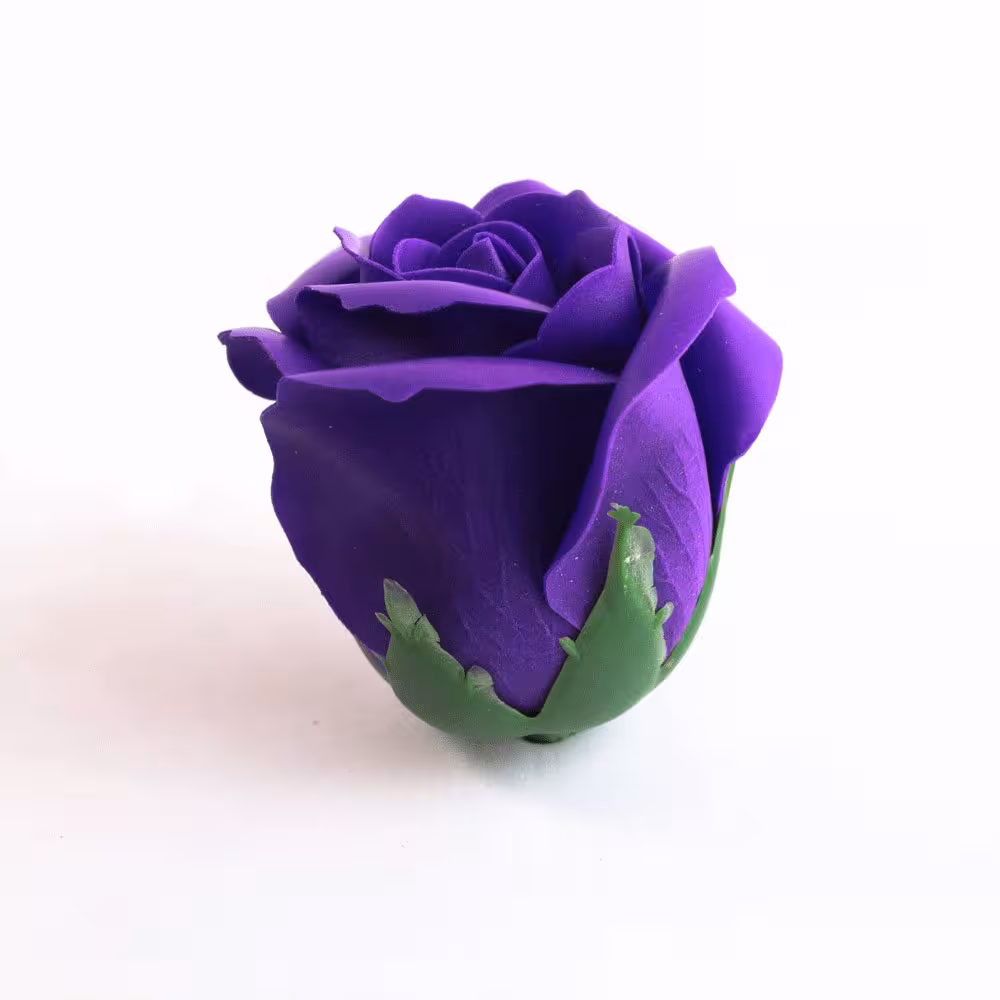 گل رز مصنوعی بنفش کد 1258