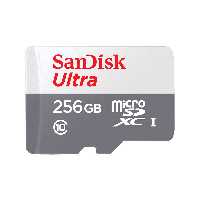 کارت حافظه microSDXC سن دیسک مدل Ultra کلاس 10 استاندارد UHS-I U1 سرعت 100MBps ظرفیت 256 گیگابایت | کالا مکس