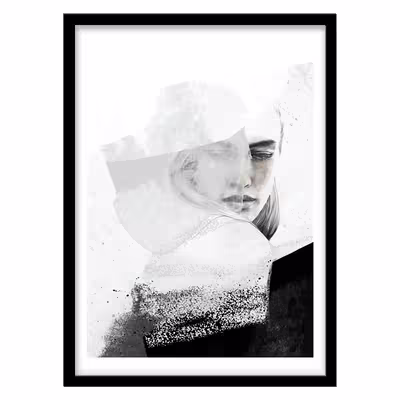 تابلو فورنیمو مدل پرتره ابسترکت مینیمال کد 0598W