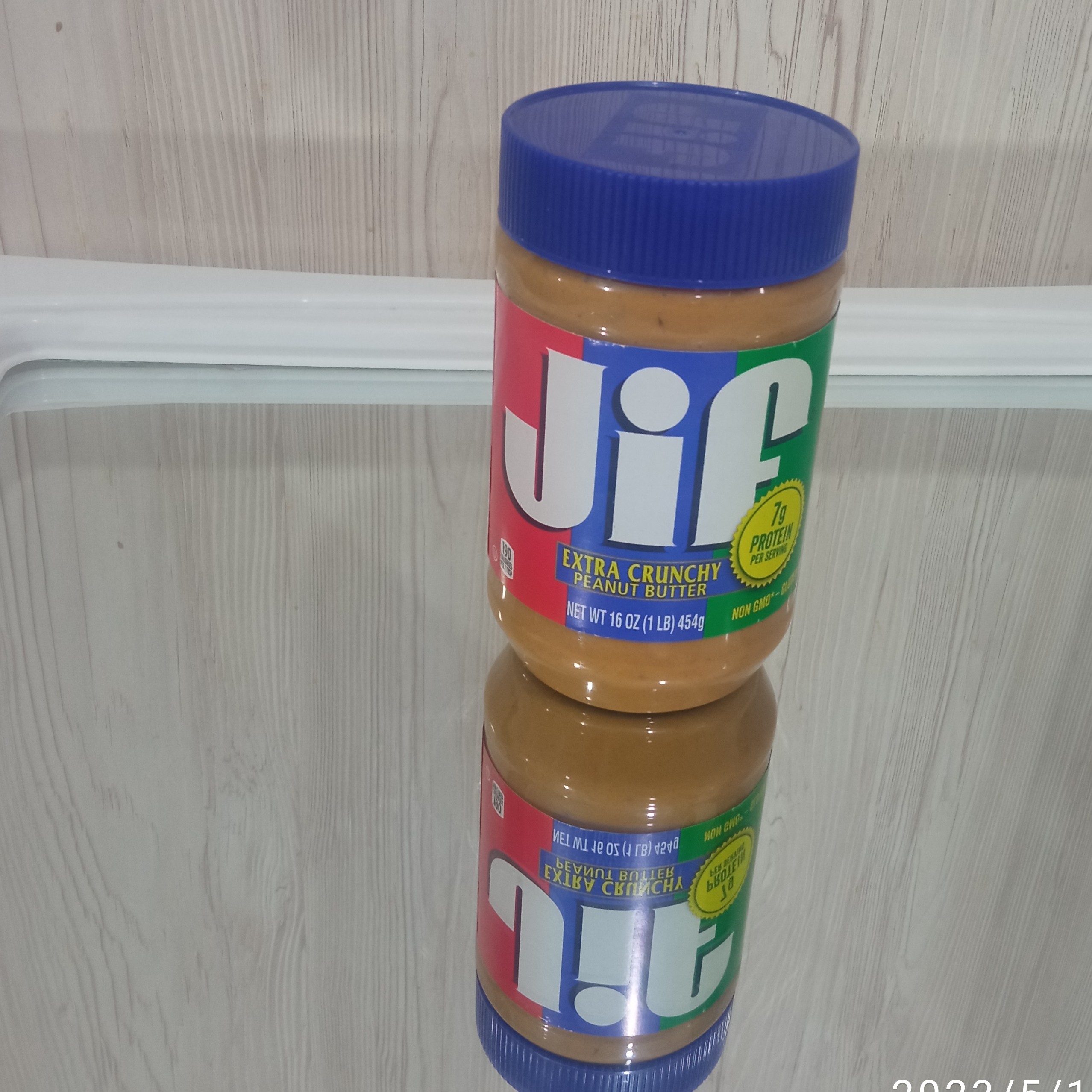 کره بادام زمینی jif آبی اصل( 454گرمی)