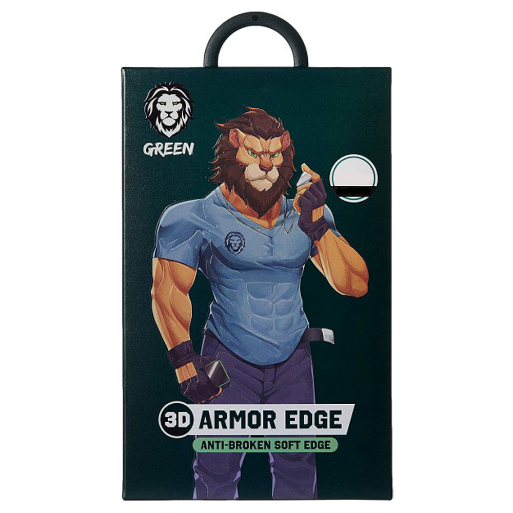 گلس شفاف گرین لاین 3D Curved Round Edge سامسونگ Note 10