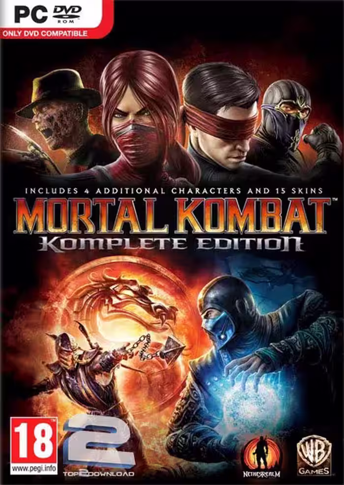 بازی کامپیوتر Mortal kombat komplete
