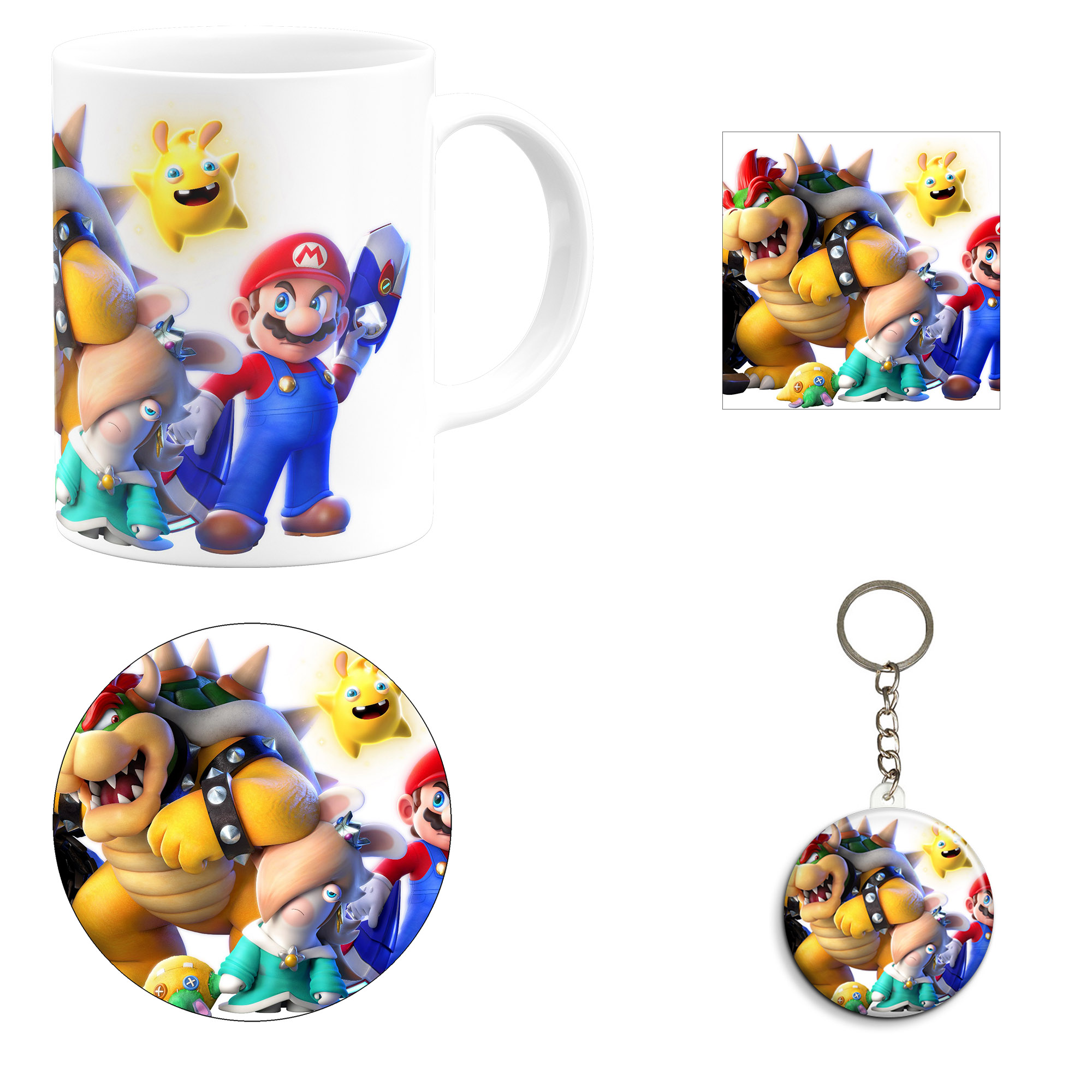 ست هدیه ماگ مدل بازی سوپر ماریو طرح Mario کد M1