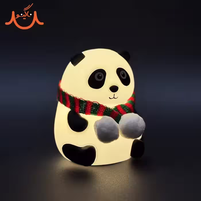 چراغ خواب سیلیکونی ضربه ای پاندا