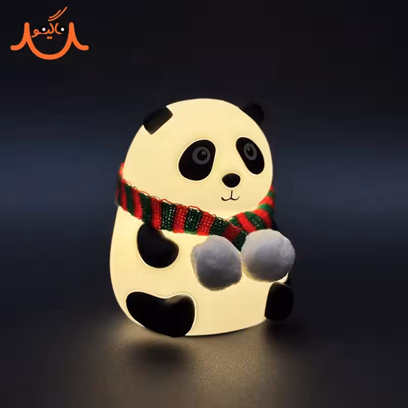 چراغ خواب سیلیکونی ضربه ای پاندا